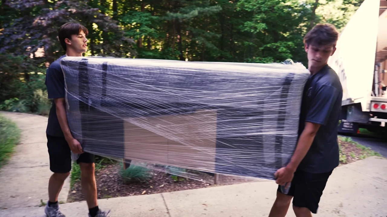 Frank & Son Moving crew at work